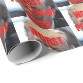 Weihnachten Trump derzeit noch ein politisches Ges Geschenkpapier (Rolleneckpunkt)