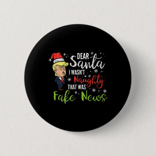 Weihnachten Trump Liebe Weihnachten Fake News Funn Button