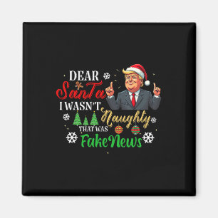 Weihnachten Trump Liebe Weihnachten Fake News Funn Magnet