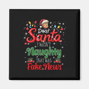 Weihnachten Trump Liebe Weihnachten Fake News Funn Magnet
