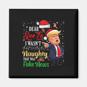 Weihnachten Trump Liebe Weihnachten Fake News Funn Magnet