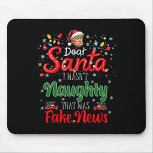 Weihnachten Trump Liebe Weihnachten Fake News Funn Mousepad