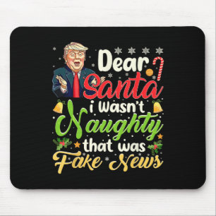 Weihnachten Trump Liebe Weihnachten Fake News Funn Mousepad