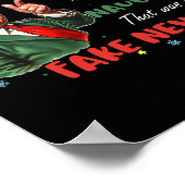 Weihnachten Trump Liebe Weihnachten Fake News Funn Poster (Ecke)