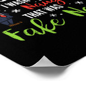 Weihnachten Trump Liebe Weihnachten Fake News Funn Poster (Ecke)