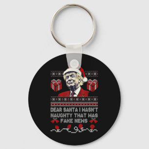 Weihnachten Trump Liebe Weihnachten Fake News Funn Schlüsselanhänger