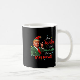 Weihnachten Trump Lieber Santa Falsche Nachrichten Kaffeetasse