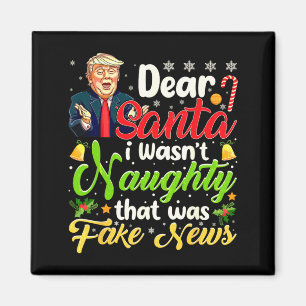 Weihnachten Trump Lieber Santa Falsche Nachrichten Magnet