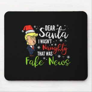 Weihnachten Trump Lieber Santa Falsche Nachrichten Mousepad