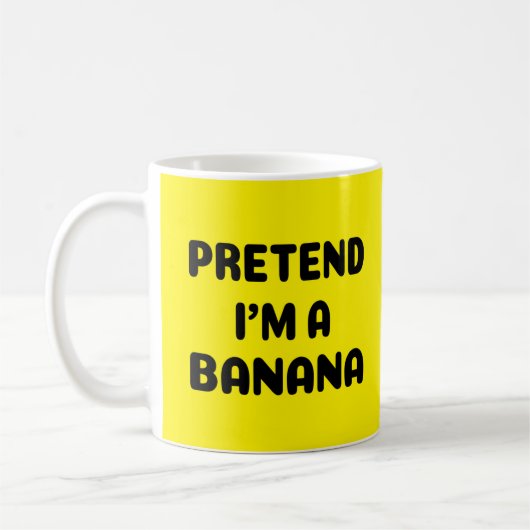 Weihnachten - Tu so, als wäre ich eine Banane Kaffeetasse (Links)