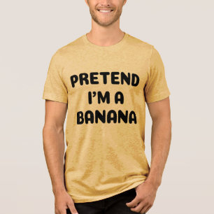 Weihnachten - Tu so, als wäre ich eine Banane Tri-Blend Shirt