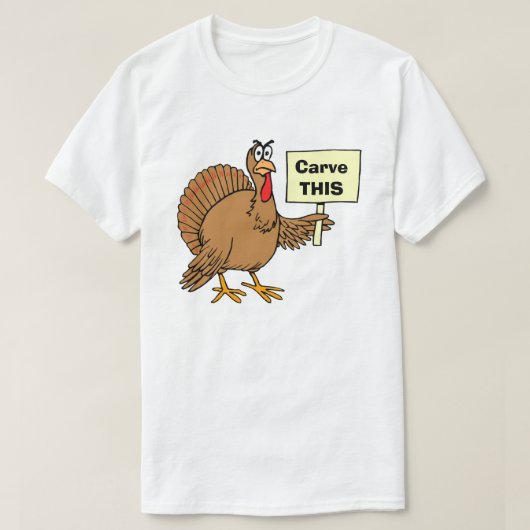 Weihnachten Türkei Zitate Humorale Carvour Dies T-Shirt (Design vorne)