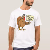 Weihnachten Türkei Zitate Humorale Carvour Dies T-Shirt (Vorderseite)