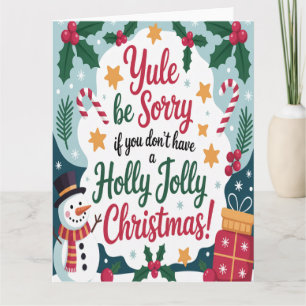 Weihnachten tut es Leid Karte