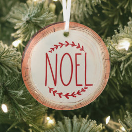 Weihnachten Typografie Keepake Tree Ornament Aus Glas