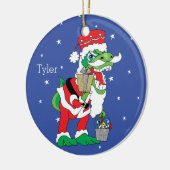 Weihnachten TySantasaurus Rex Ornament personalisi (Links)