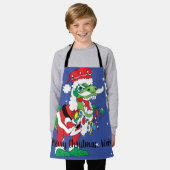 Weihnachten TySantaSaurus Schürze (Getragen)