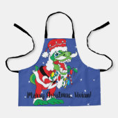 Weihnachten TySantaSaurus Schürze (Vorderseite)
