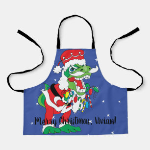 Weihnachten TySantaSaurus Schürze