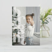 Weihnachten über das Foto der BRIGHT Overlay Typog (Stehend Vorderseite)