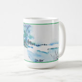Weihnachten über das Schneegebiet Kaffeetasse (VorderseiteRechts)