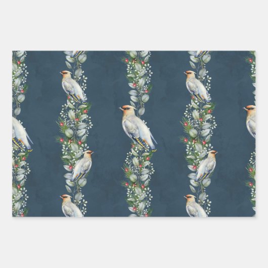 Weihnachten über den Bird and Lantern Geschenkpapier Set (Vorderseite 3)