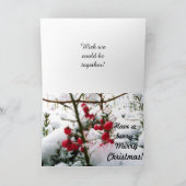 WEIHNACHTEN ÜBER DER MEILEN-Karte (Innenseite)