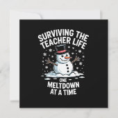 Weihnachten Überleben Lehrer Leben Melzension Weih (Vorderseite)