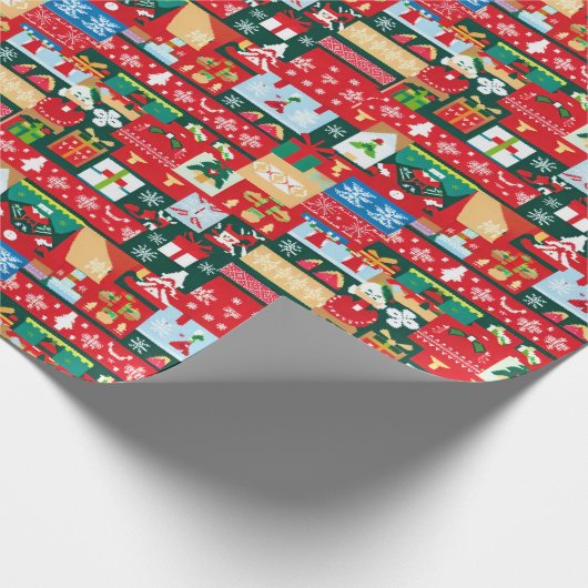 Weihnachten Ugly Sweater 1 Geschenkpapier (Ecke)