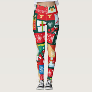 Weihnachten Ugly Sweater 1 Leggings