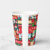 Weihnachten Ugly Sweater 1 Pappbecher (Rechts)