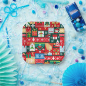 Weihnachten Ugly Sweater 1 Pappteller (Party)