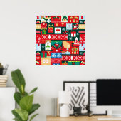 Weihnachten Ugly Sweater 1 Poster (Heimbüro)