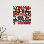 Weihnachten Ugly Sweater 1 Poster (Küche)