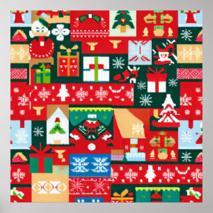 Weihnachten Ugly Sweater 1 Poster