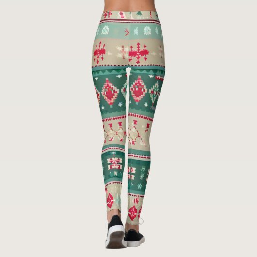 Weihnachten Ugly Sweater 2 Leggings (Rückseite)