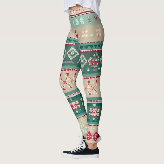 Weihnachten Ugly Sweater 2 Leggings (Links)