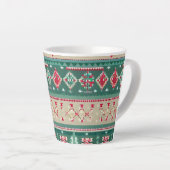 Weihnachten Ugly Sweater 2 Milchtasse (Rechte Ecke)