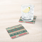 Weihnachten Ugly Sweater 2 Rechteckiger Pappuntersetzer (Vor Ort)