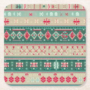 Weihnachten Ugly Sweater 2 Rechteckiger Pappuntersetzer