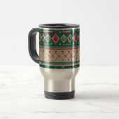 Weihnachten Ugly Sweater 2 Reisebecher (Vorderseite Links)