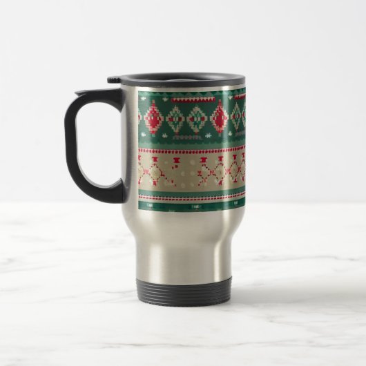 Weihnachten Ugly Sweater 2 Reisebecher (Links)