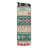 Weihnachten Ugly Sweater 2 Thermosbecher (Nach rechts gedreht)
