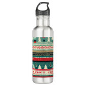 Weihnachten Ugly Sweater 3 Edelstahlflasche (Vorderseite)