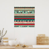 Weihnachten Ugly Sweater 3 Poster (Küche)