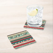 Weihnachten Ugly Sweater 3 Rechteckiger Pappuntersetzer (Vor Ort)