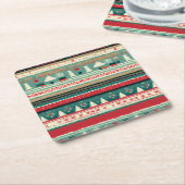 Weihnachten Ugly Sweater 3 Rechteckiger Pappuntersetzer (angewinkelt)