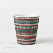 Weihnachten - Ugly Sweater 4 Milchtasse (Vorderseite)