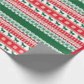 Weihnachten - Ugly Sweater - Tacky - Jumper - Geschenkpapier (Ecke)