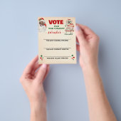 Weihnachten Ugly Sweater Wählkarte Flyer (Gruppe)